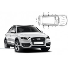 Sonnenschutz Blenden für Audi Q3 (Type 8U) 5 Türen 2011-2018