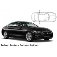 Sonnenschutz Blenden für BMW 4er F32 Coupé 2013-2020 nur hintere Seitenscheiben