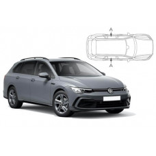Sonnenschutz Blenden für Volkswagen Golf 8 Variant Kombi 2020- nur hintere Seitentürenscheiben